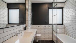 15 Black and White Bathroom Wall Color Ideas for a Modern, Timeless Look