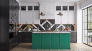 15 Modern Black & White Kitchen Cabinet Ideas That Pack a Punch
