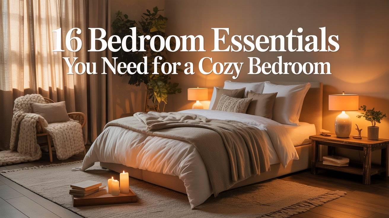 16 Bedroom Essentials You Need for a Cozy Bedroom