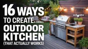 16 Ways to Create a Small Outdoor Kitchen (That Actually Works)