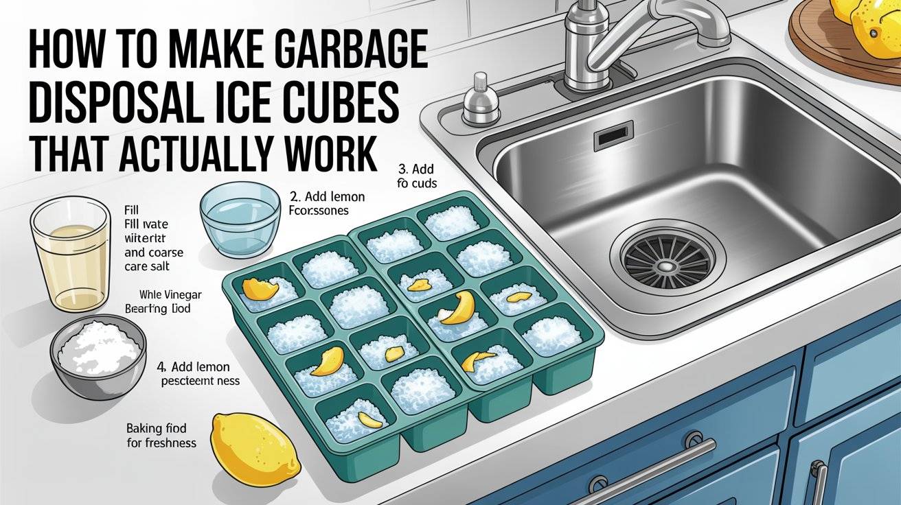 How to Make Garbage Disposal Ice Cubes That Actually Work