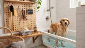 17 Functional Dog Bathing Station Ideas for Easy At Home Baths