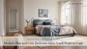 20 Modern Blue and Grey Bedroom Ideas You’ll Want to Copy