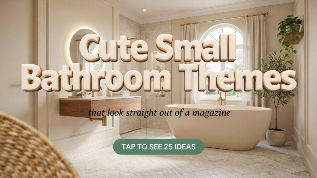 12 Cute Small Bathroom Themes That Look Straight Out of a Magazine