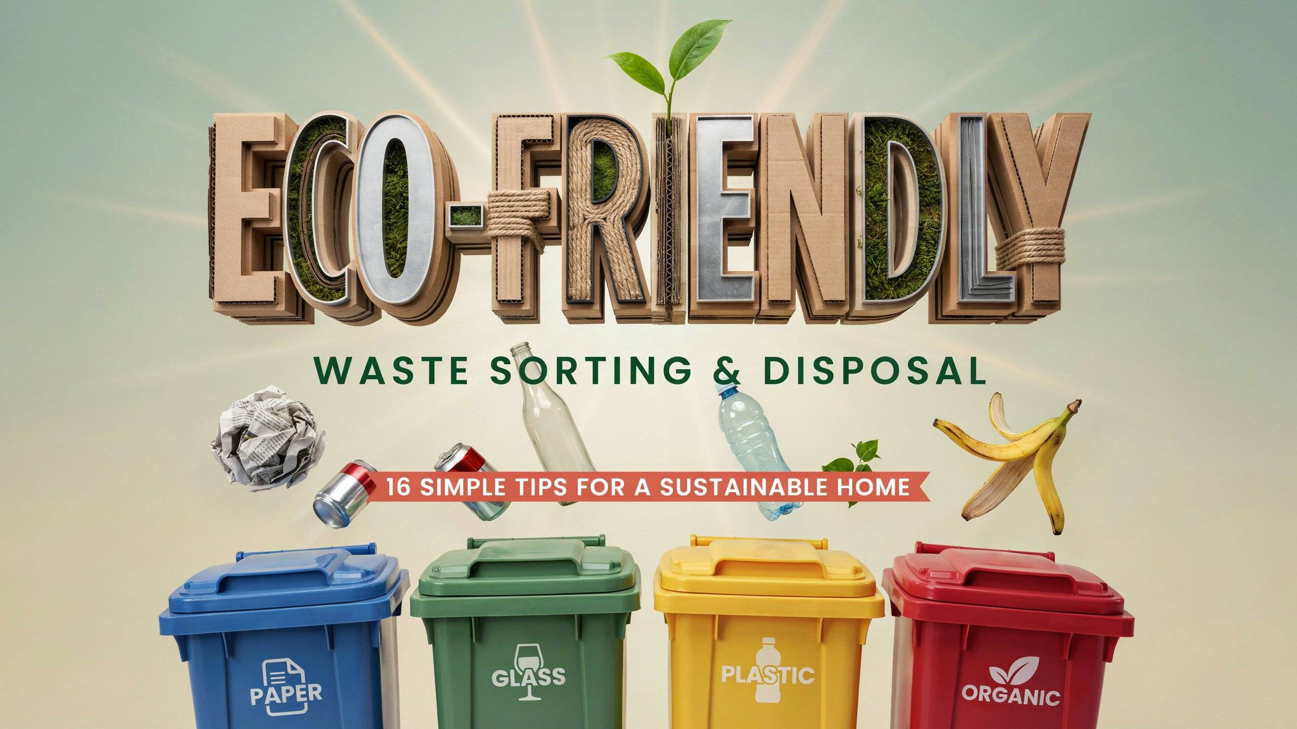 16 Eco-Friendly Waste Sorting and Disposal Simple Tips for a Sustainable Home