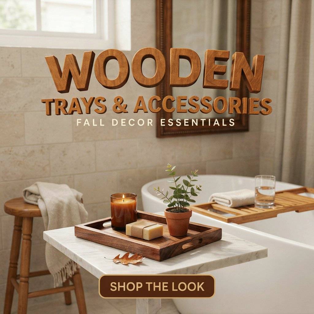 Add Wooden Trays and Accessories