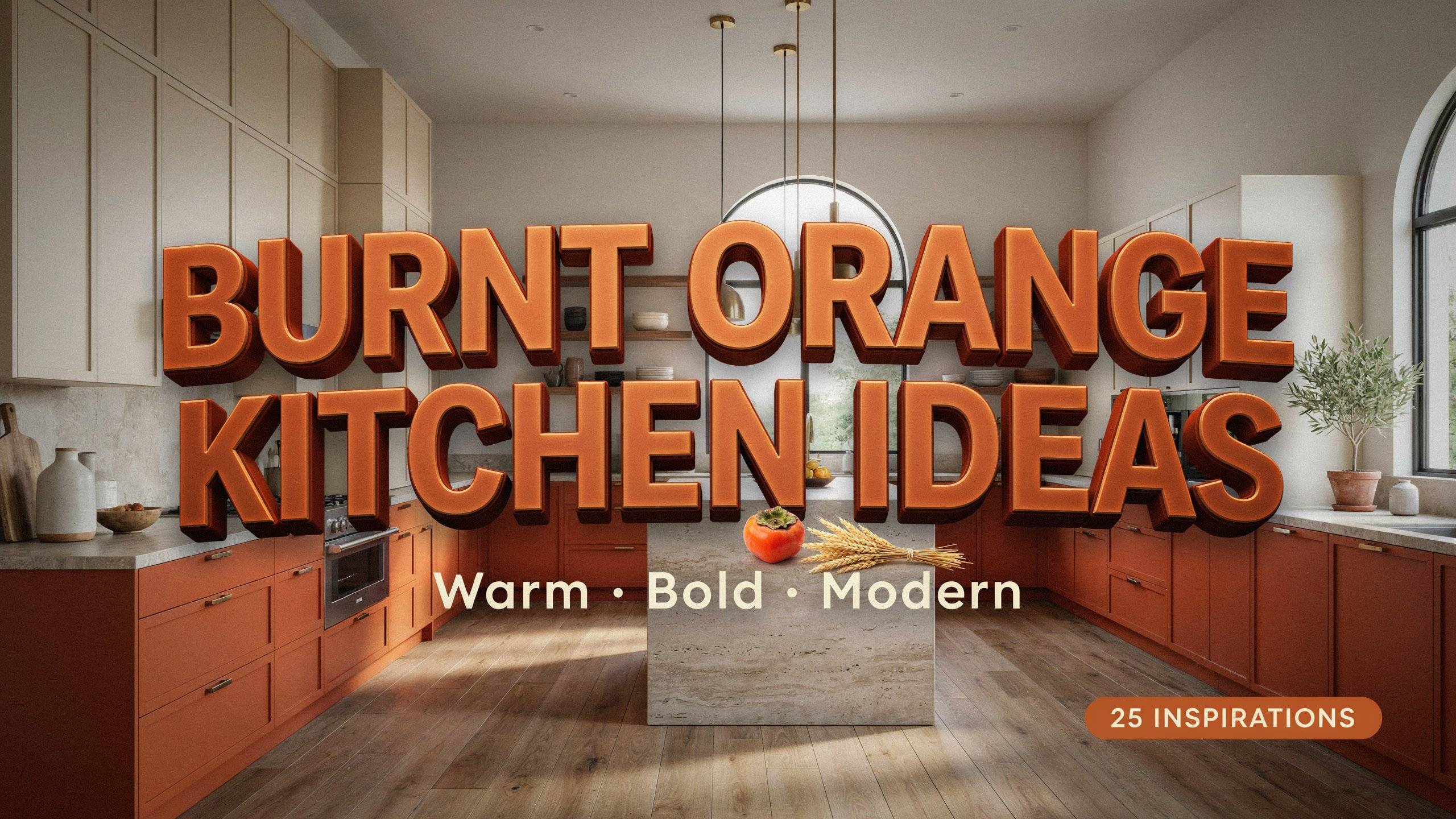 Burnt Orange Kitchen Ideas That Feel Warm Bold and Totally Modern