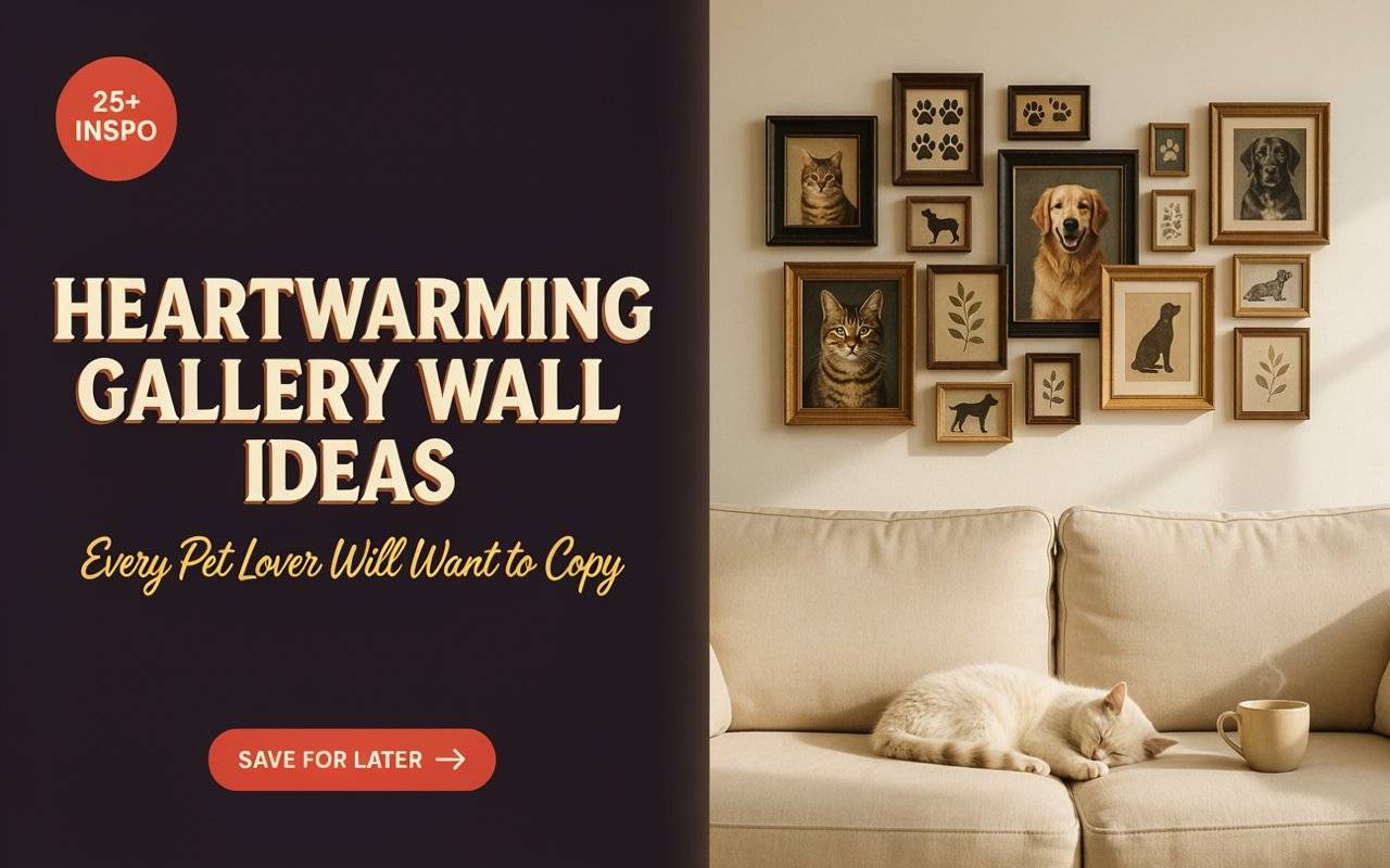 Heartwarming Gallery Wall Ideas Every Pet Lover Will Want to Copy