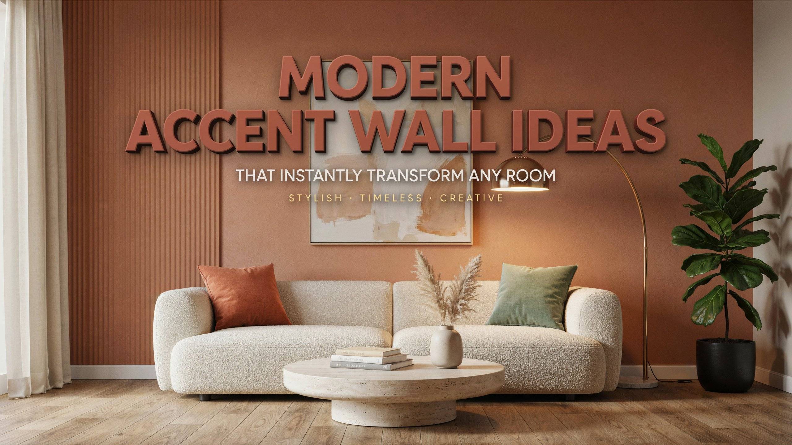 Modern Accent Wall Ideas That Instantly Transform Any Room (Stylish, Timeless & Creative)