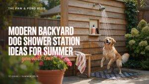 18 Modern Backyard Dog Shower Station Ideas for Summer you Will Love