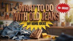 What to Do With Old Jeans: Practical DIY Ideas for Home